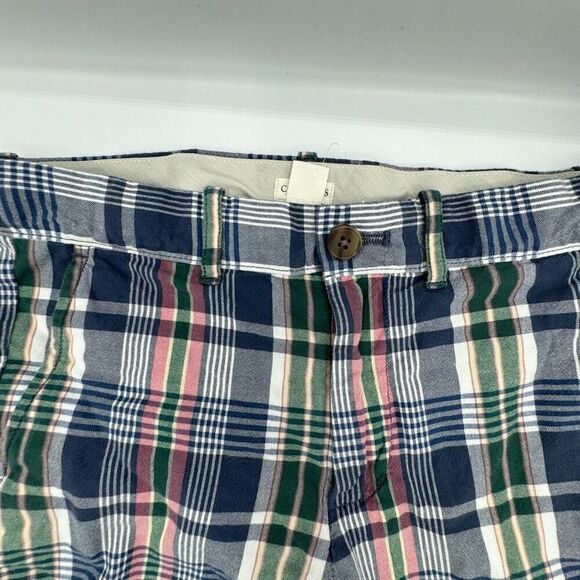 J. Crew Gap Bundle Boys Shorts Size Medium 10 Plaid Denim Gray Blue Gently Used - Picture 5 of 11